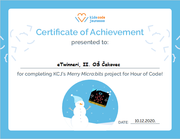 Hour of Code Merry Micro:bits